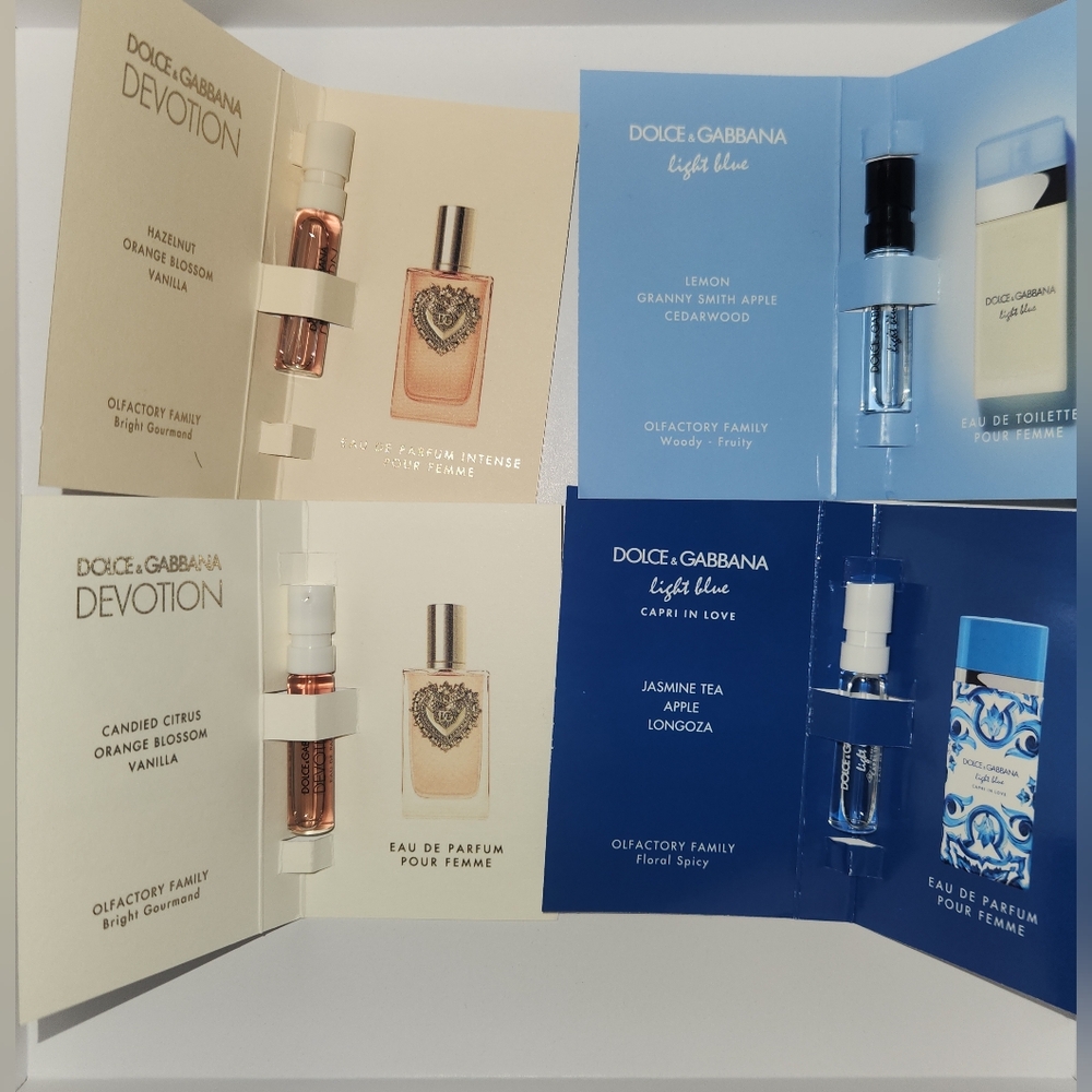 Dolce&Gabbana : Devotion intense, Light Blue, Devotio edp, Capri In Love SAMPLES - Picture 7 of 7